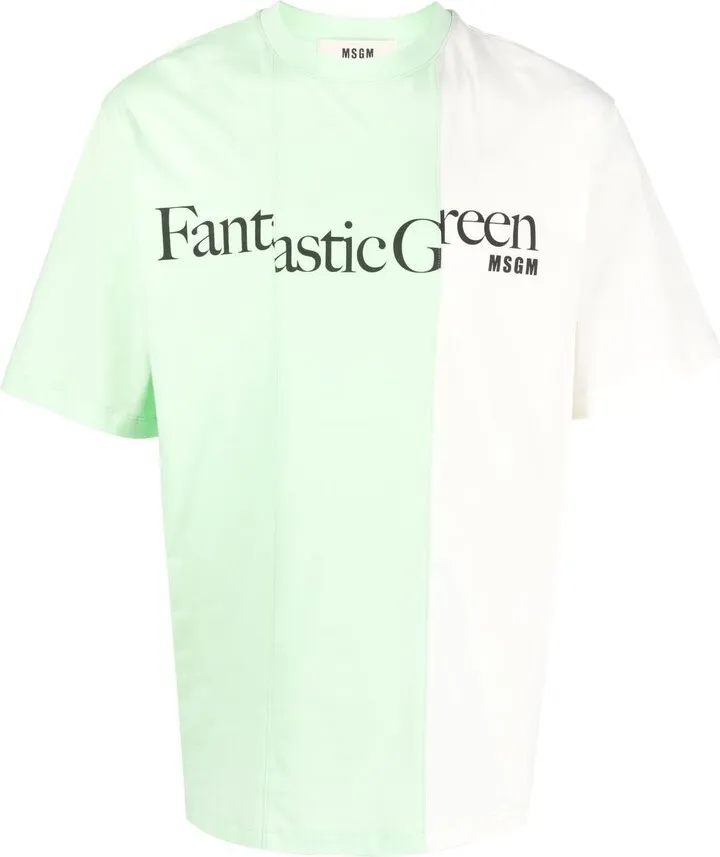 Fantastic Green two-tone T-shirt