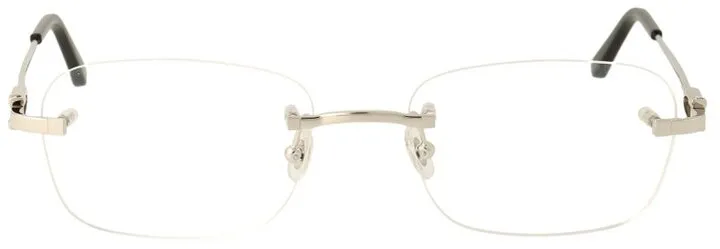 Cartier Rectangle-Frame Rimless Glasses