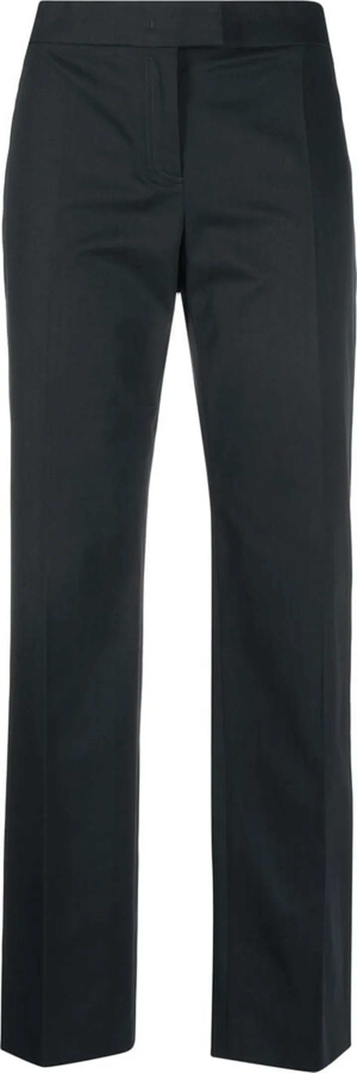 High-Waisted Straight-Leg Trousers