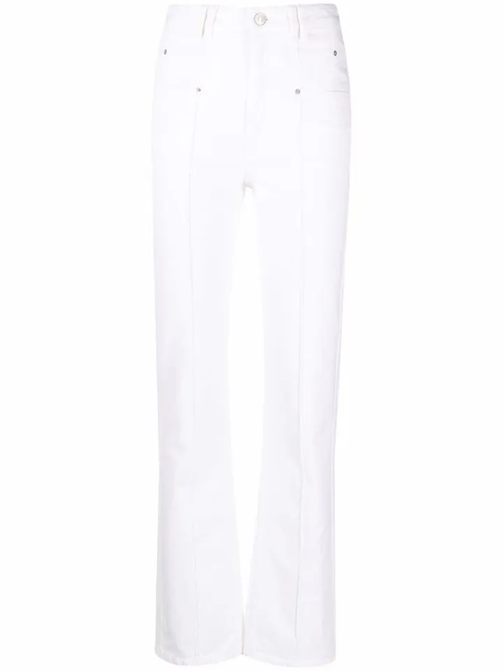 Seam Detailed Bootcut Jeans