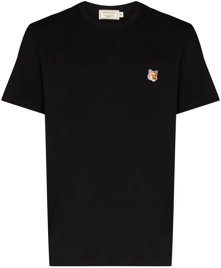 embroidered fox head T-shirt
