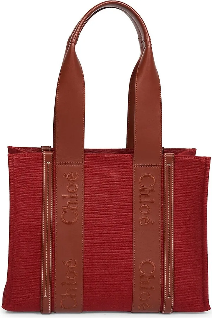 Medium Woody Linen Tote
