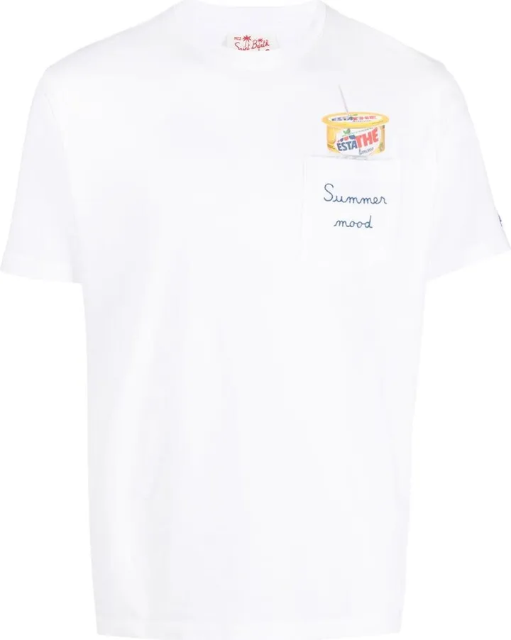 Lemon Tea-print T-shirt