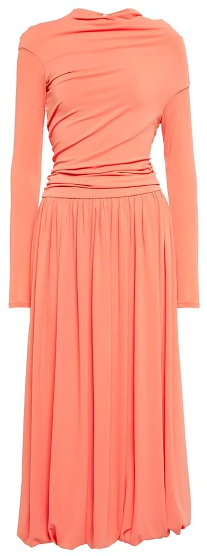 Jersey midi dress