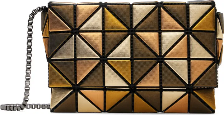 Bao Bao Issey Miyake Bronze Platinum Mix Crossbody Bag