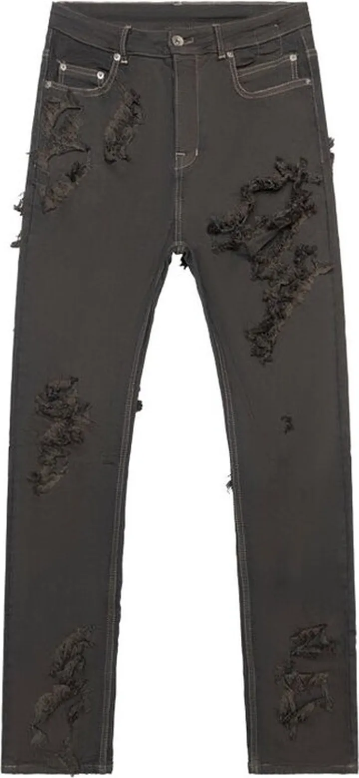 Rick Owens DRKSHDW Detroit Cut Distressed Jeans
