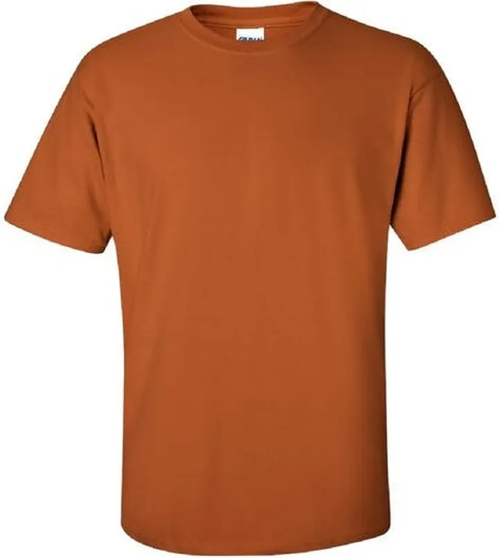 Gildan Gildan Mens Ultra Cotton Short Sleeve T-Shirt (Texas Orange) - Orange