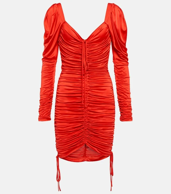 Ruched minidress