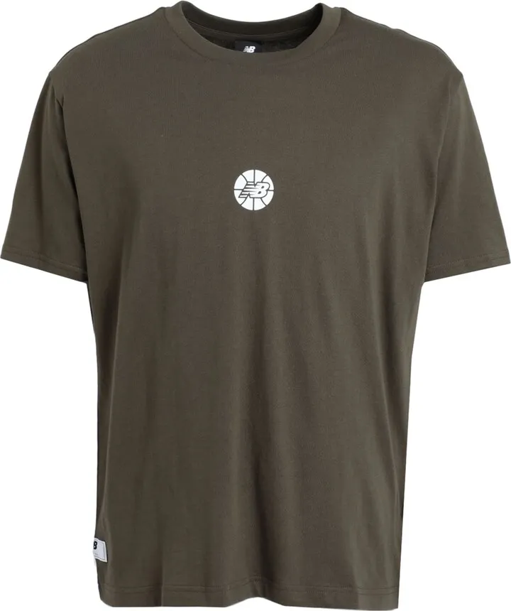 Nb Hoops Essentials Fundamental Tee T-shirt Military Green
