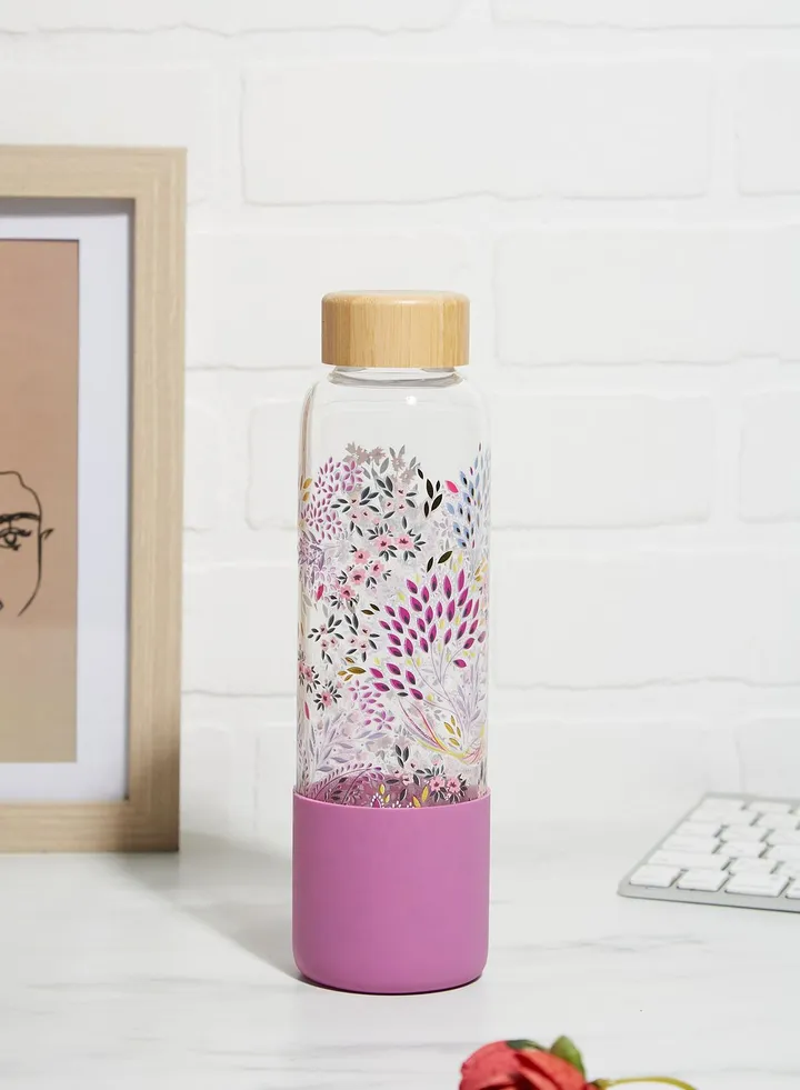Haveli Garden Glass Water Bottle