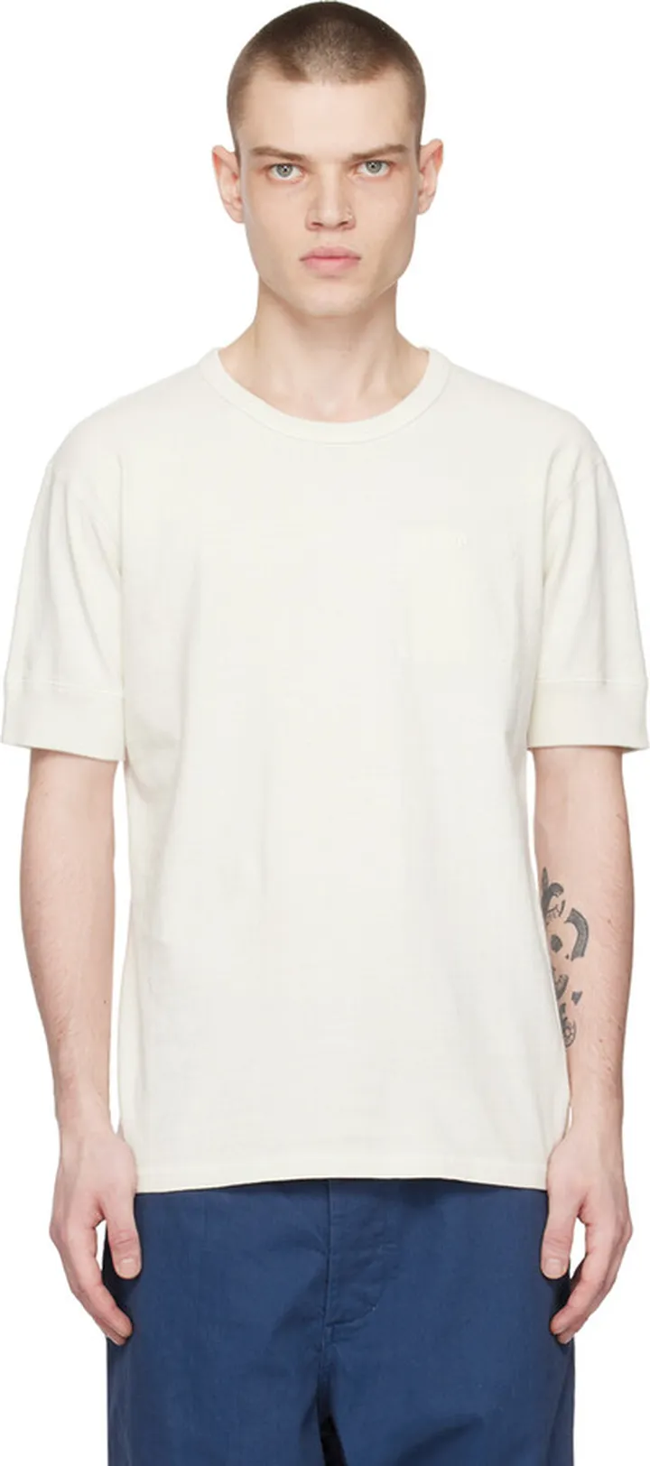 Nigel Cabourn Off-White Military T-Shirt