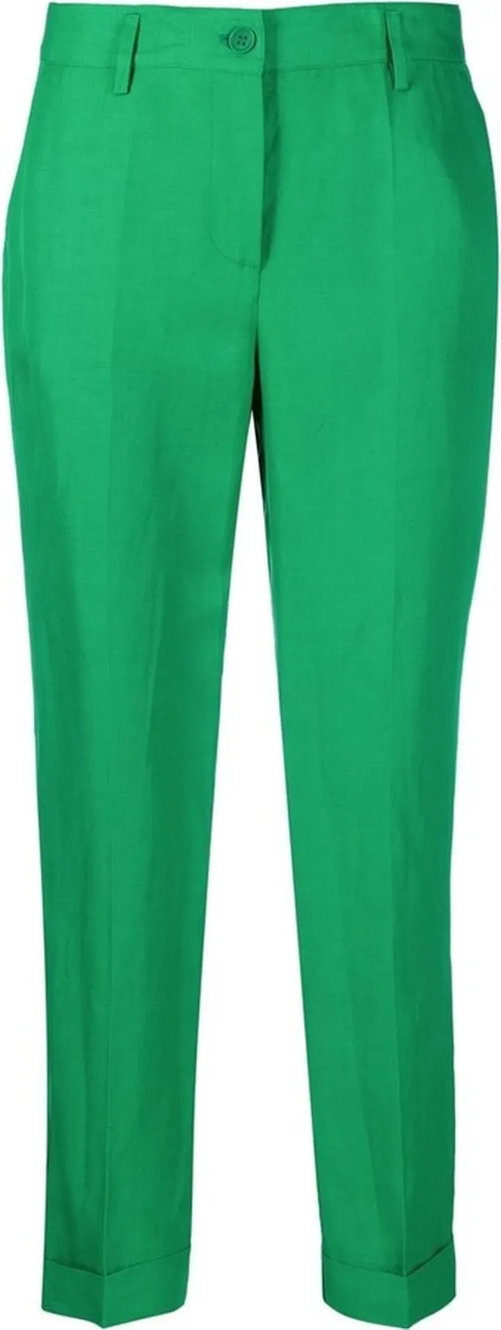 Pressed-Crease Cropped Trousers
