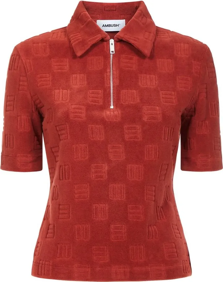 Ambush Monogram Short-Sleeved Polo Shirt