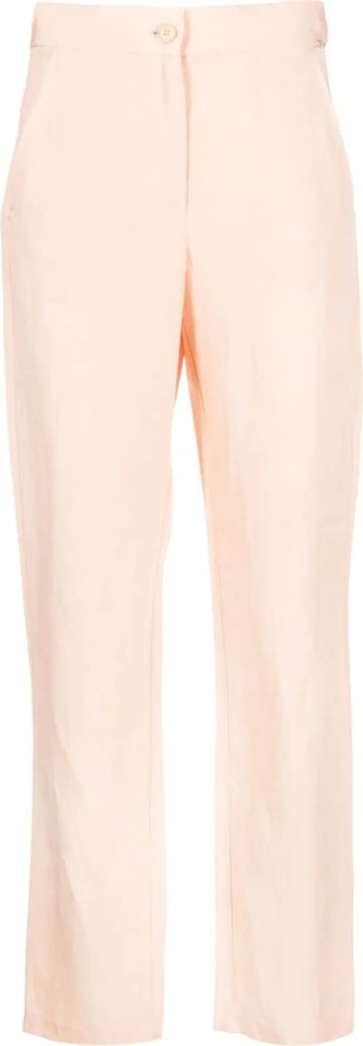 High-Waisted Straight-Leg Trousers