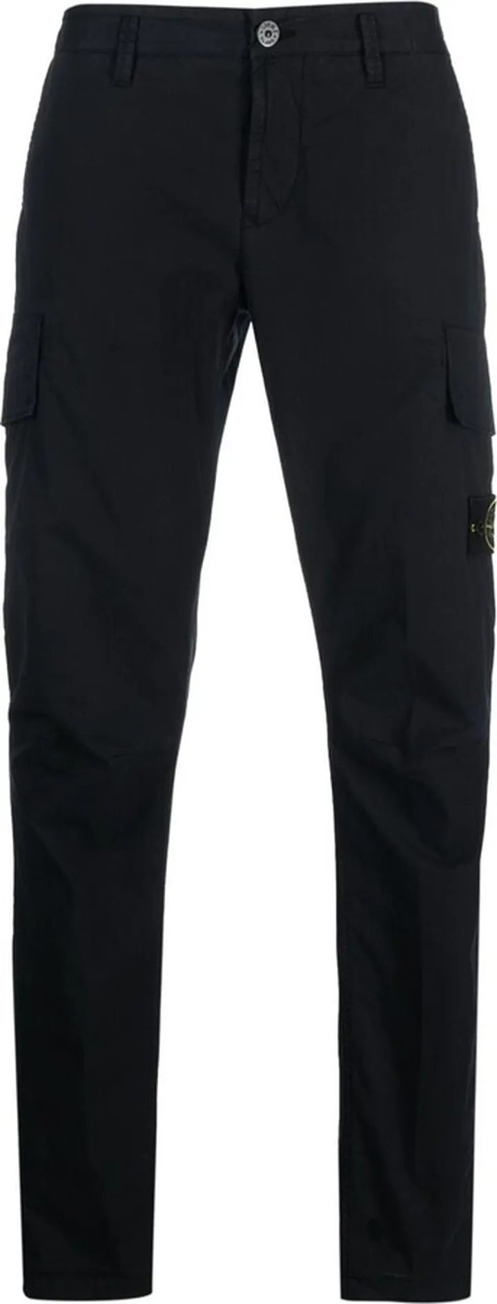 Logo-Patch Slim-Cut Trousers