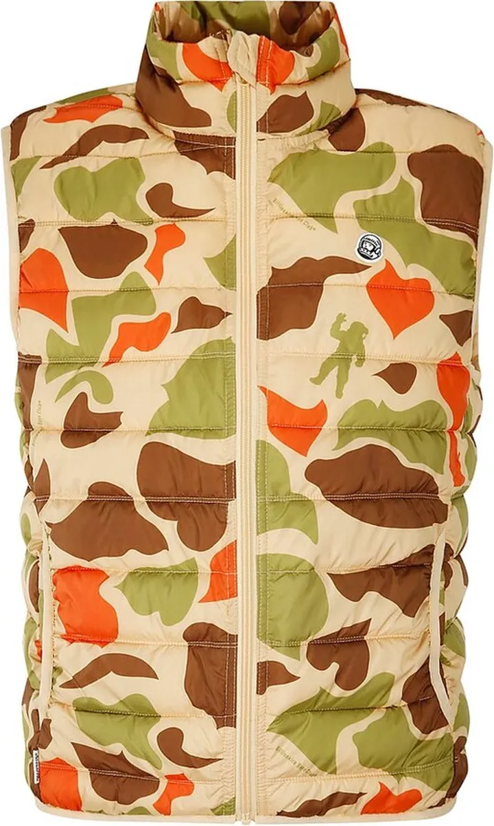 Billionaire Boys Club Camouflage Patterned Zip-Up Padded Gilet