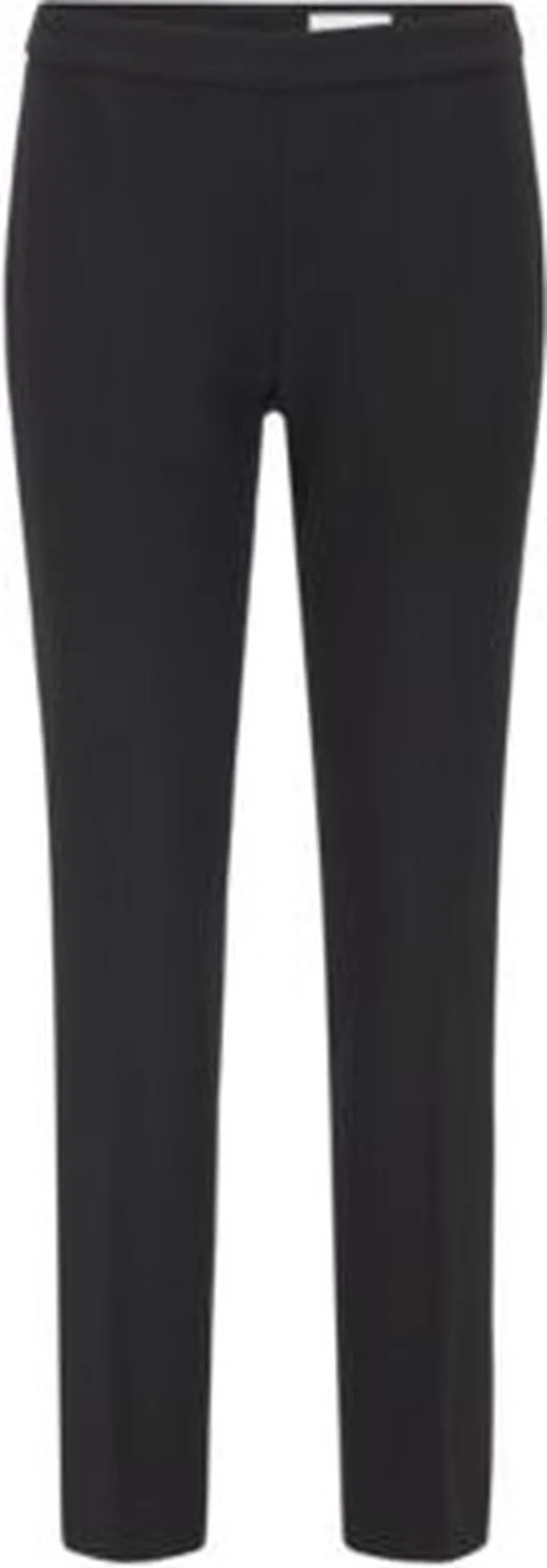 Regular-fit trousers in stretch fabric with cropped length