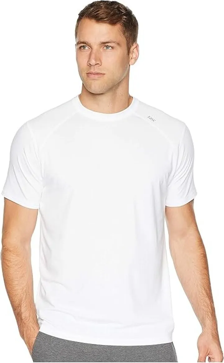 tasc Performance Carrollton Top (White) Men's Clothing
