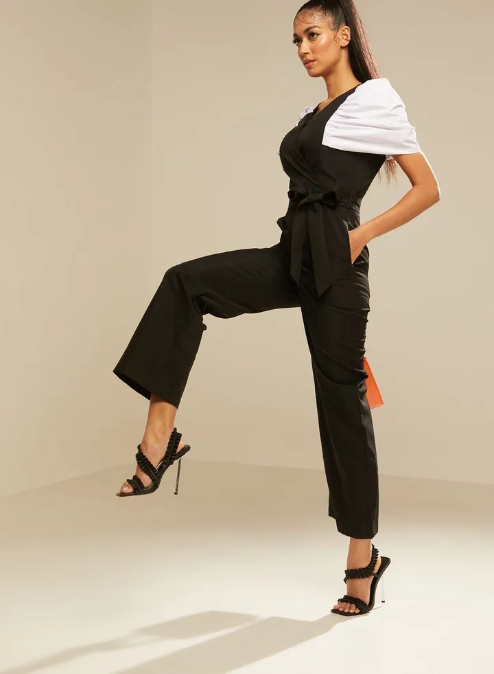 11:11 Colourblock Belted Jumpsuit