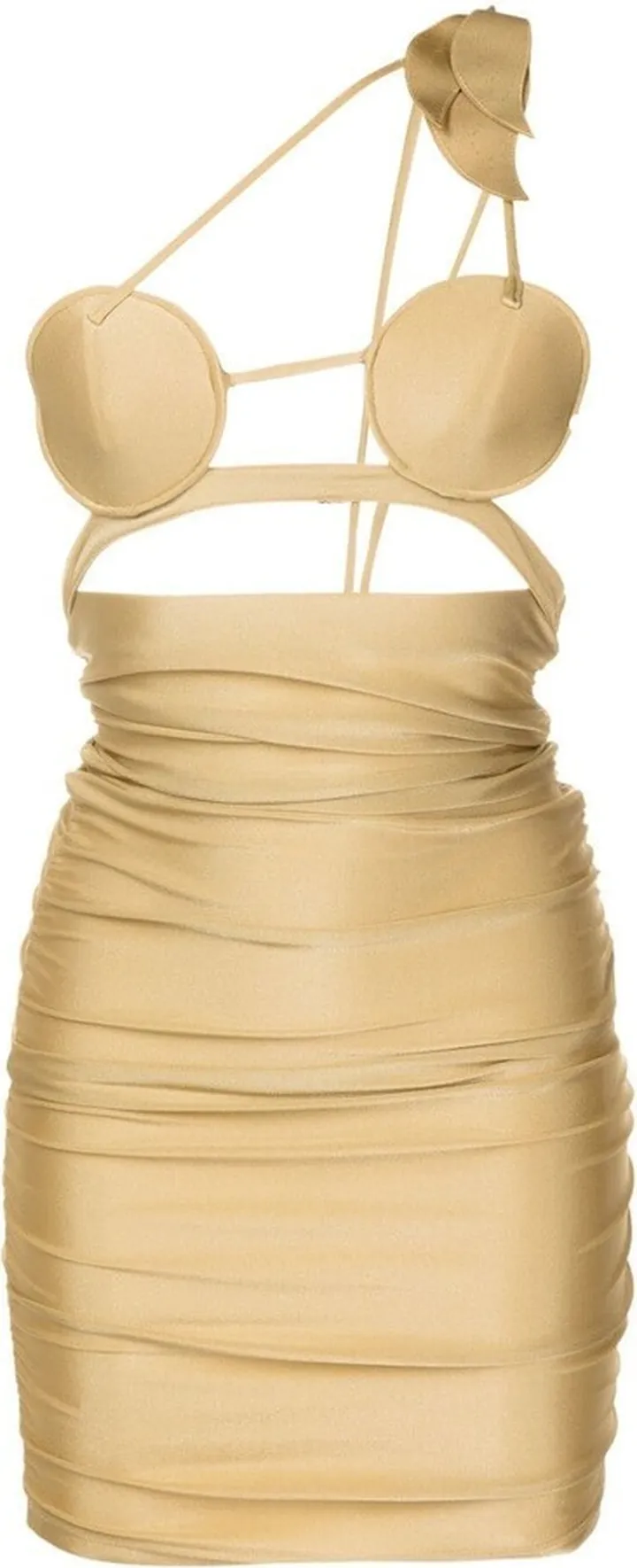 Cherry Bomb draped dress