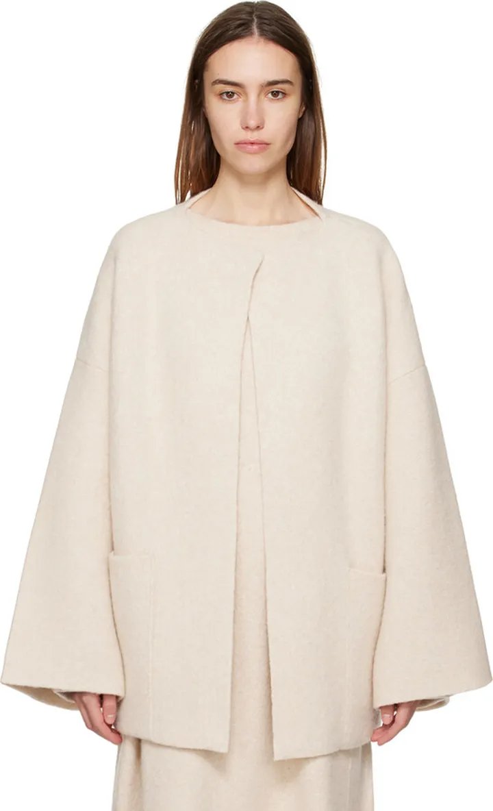 Lauren Manoogian Off-White Duo Coat