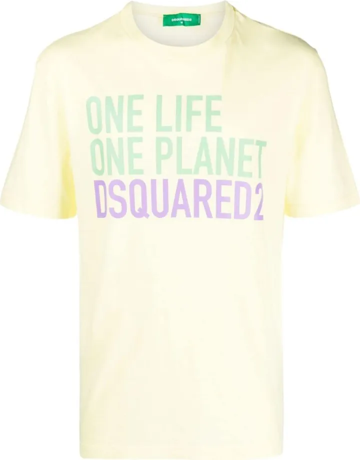 logo-print round-neck T-shirt