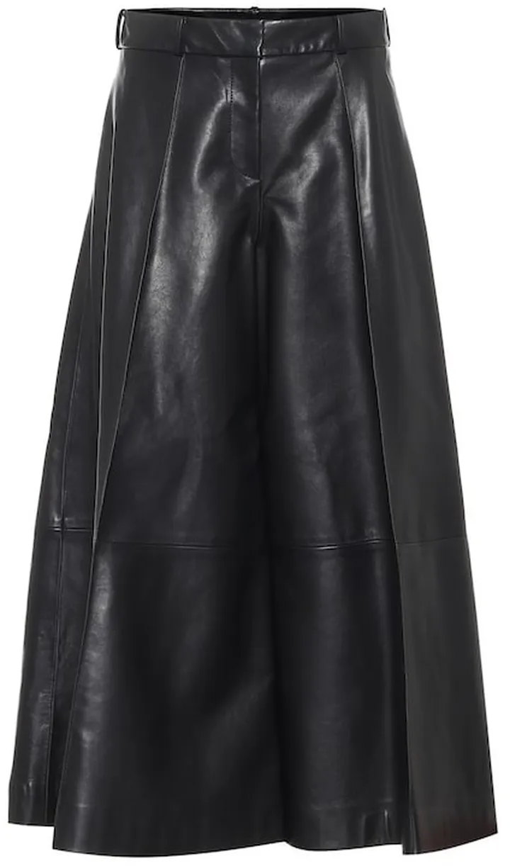 Selma high-rise leather pants