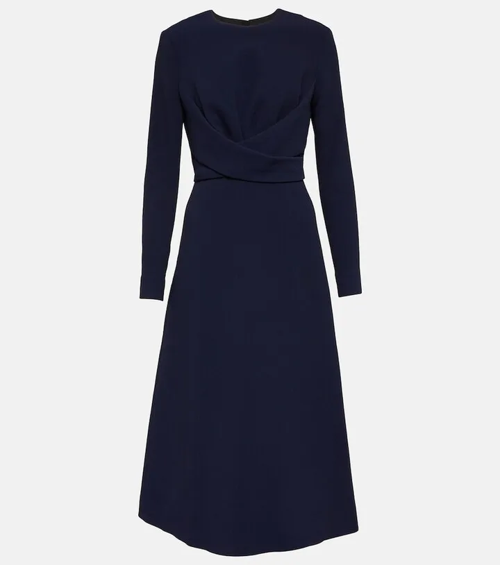 Elta crepe midi dress