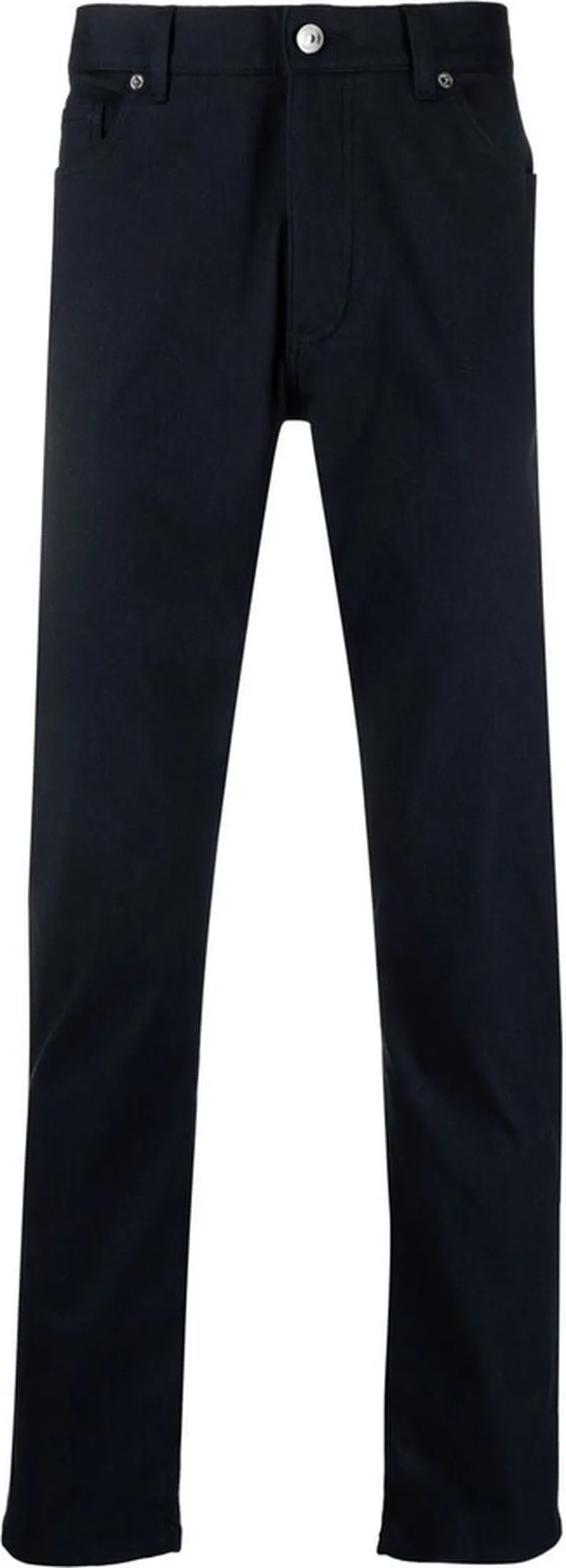 Logo Patch Straight Leg Trousers