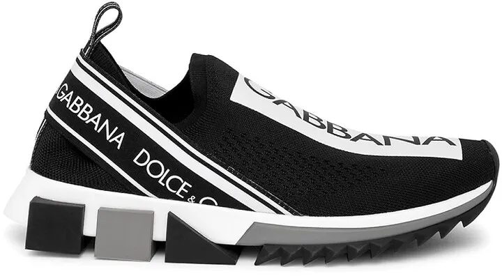 Sorrento Logo Tape Knit Sneakers