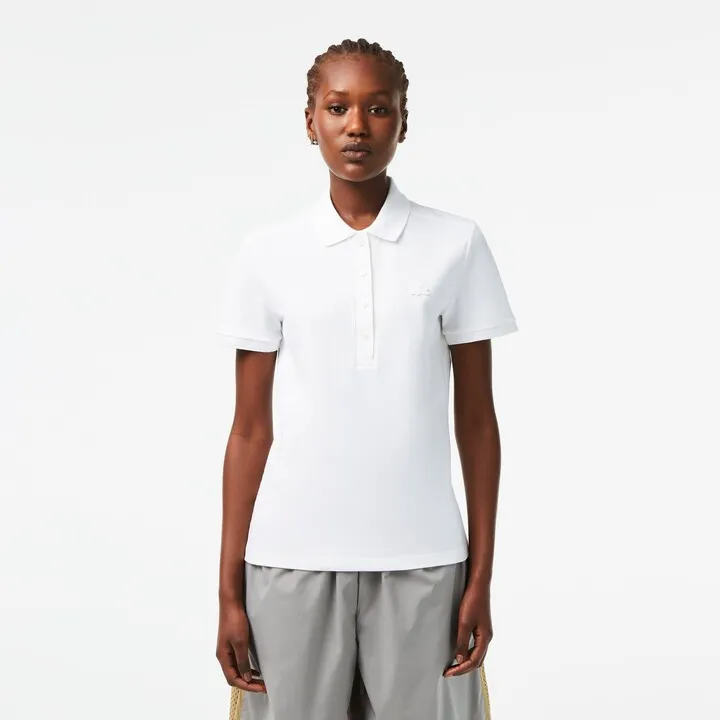 Women's Slim Fit Stretch Cotton Piqué Polo