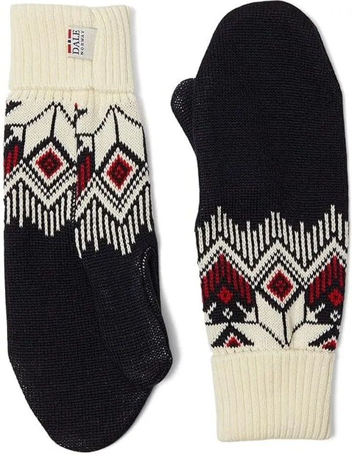 Dale of Norway Vilja Mitten (Navy Off-White Raspberry) Extreme Cold Weather Gloves