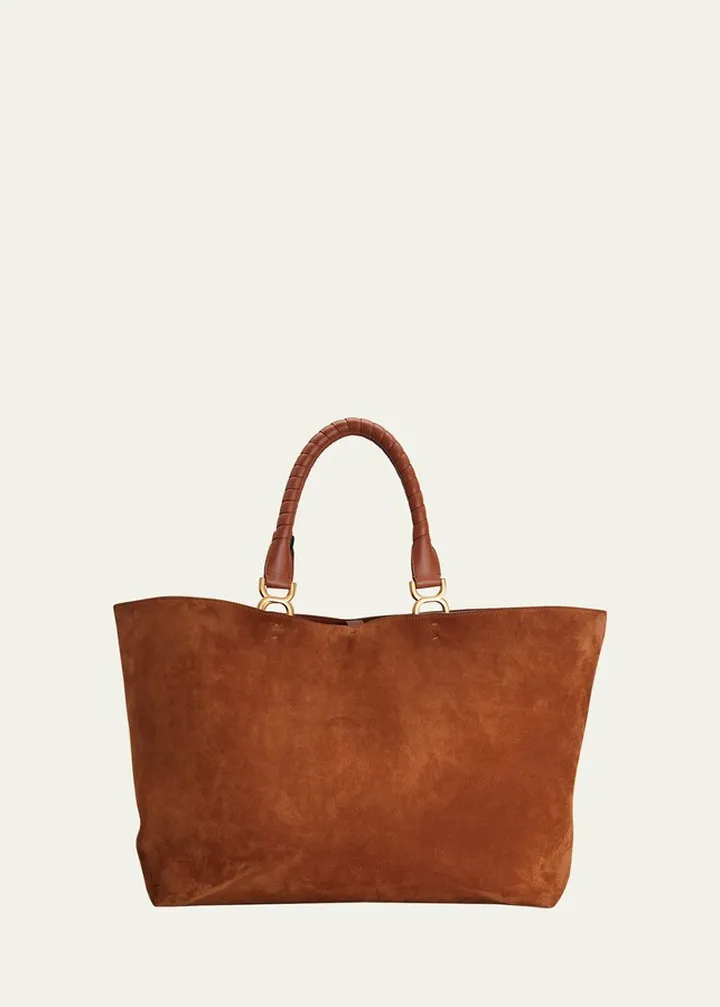 Marcie Large Suede Tote Bag