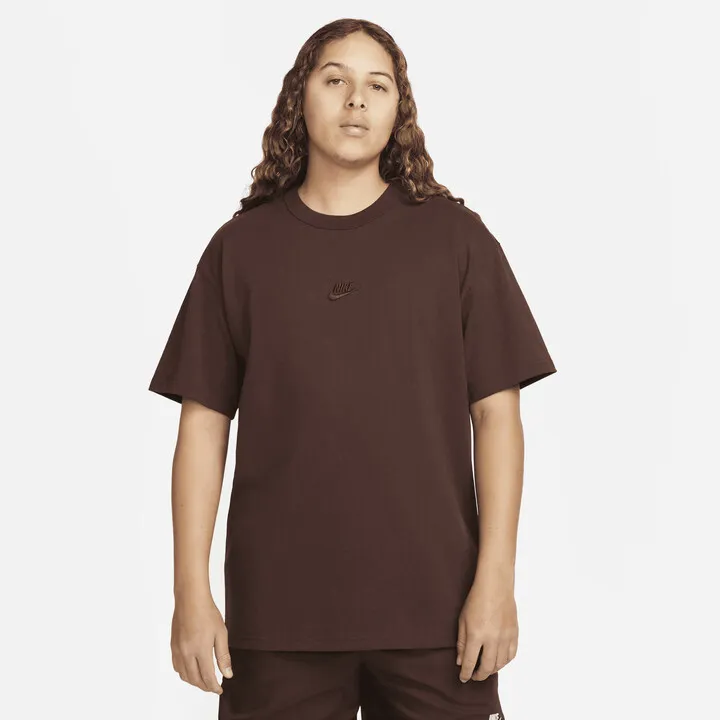 Men's Nike Sportswear Premium Essentials T-Shirt in Brown