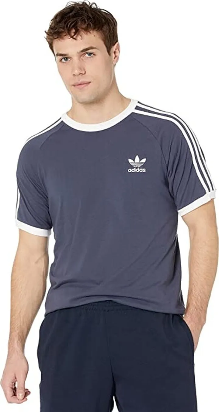 adidas Originals 3-Stripes Tee (Shadow Navy) Men's T Shirt
