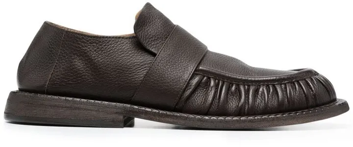 Estiva ruched leather loafers