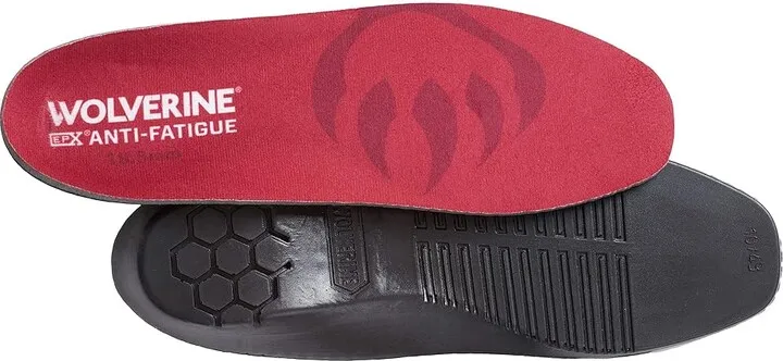Wolverine 18.5 mm 1-Pack EPX Anti-Fatigue Insole (Brown) Men's Insoles Accessories Shoes