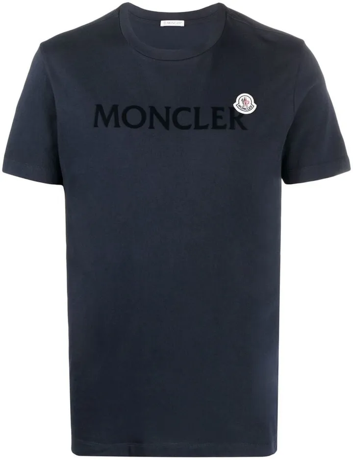 logo-patch cotton T-shirt