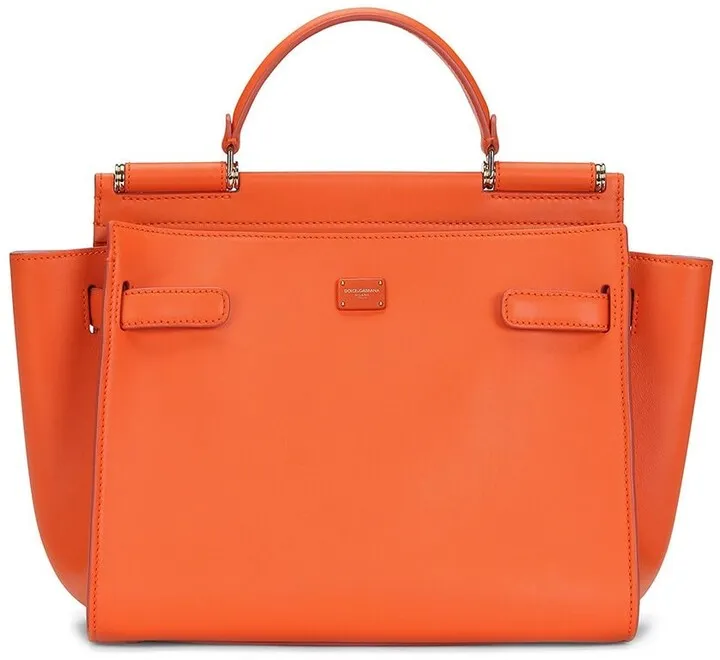 medium Sicily leather shoulder bag