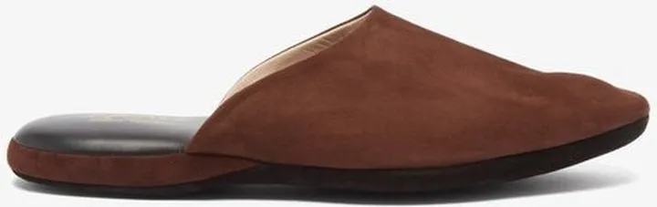 Almond-toe Suede Slippers