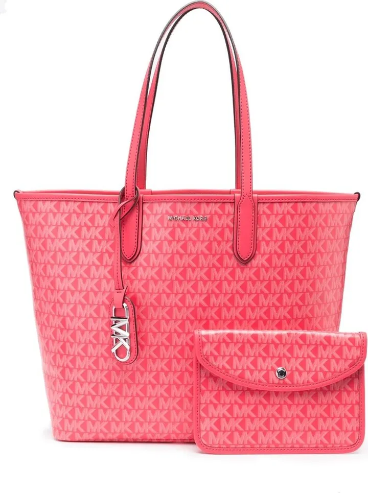 Eliza monogram-jacquard tote bag