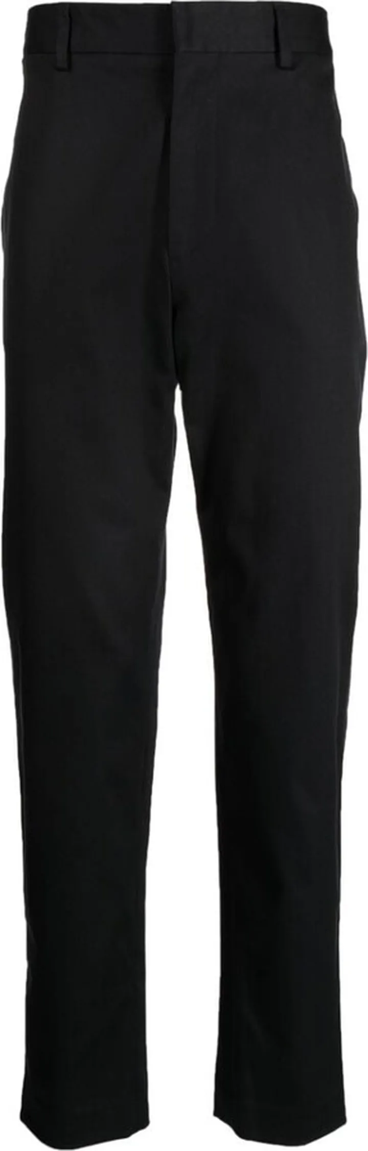 Straight-Leg Cotton Trousers