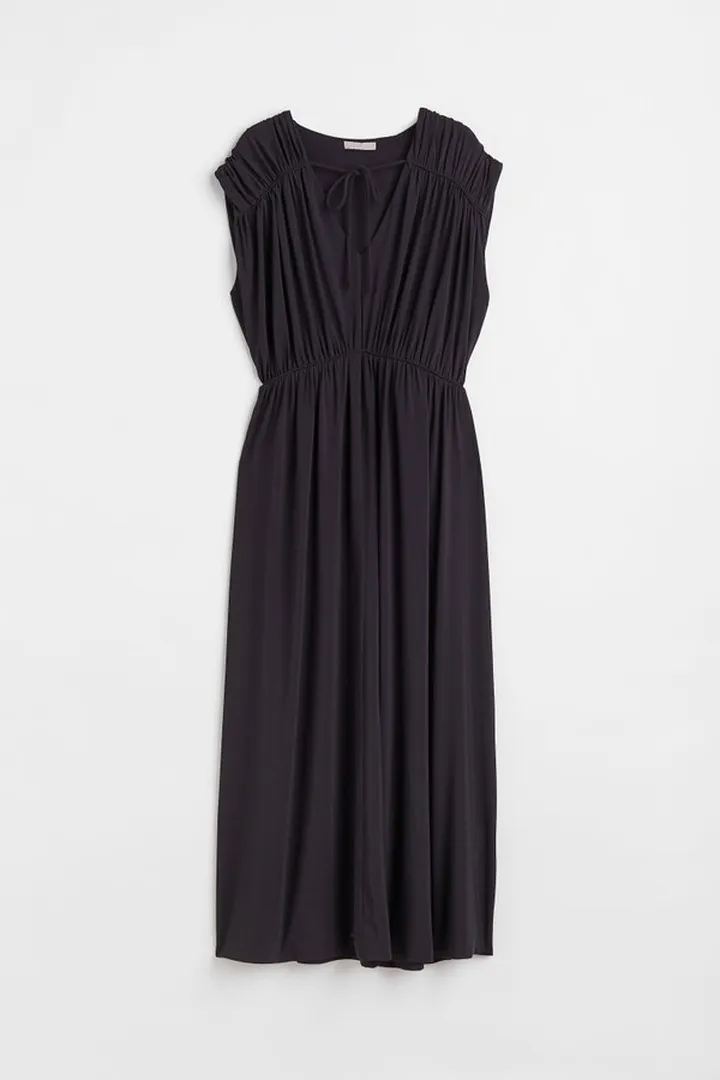 Long Gathered Dress