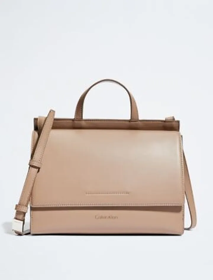 Elemental Large Square Flap Crossbody Bag