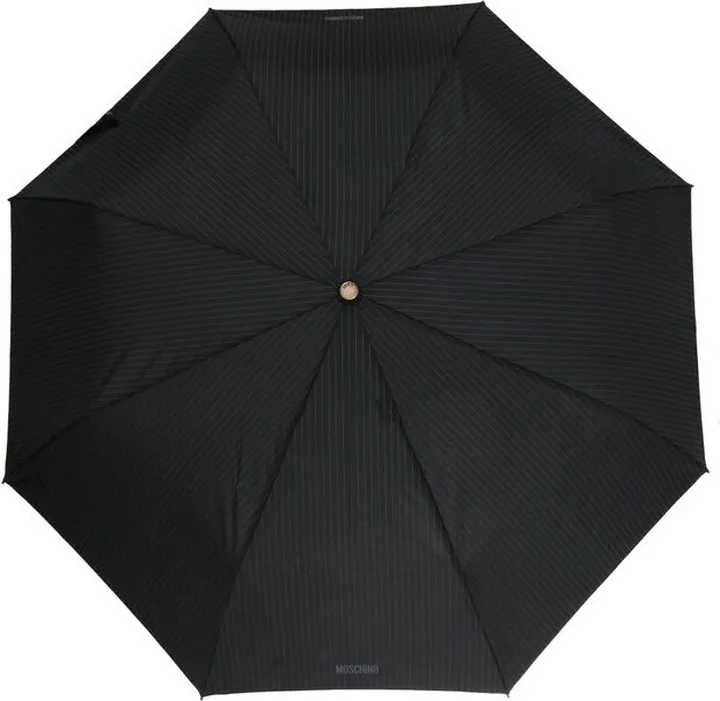 Moschino Striped Compact Umbrella