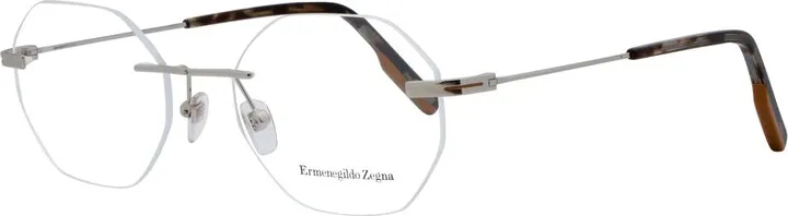 Ermenegildo Zegna Rimless Eyeglasses EZ5164 016 Silver 53mm 5164