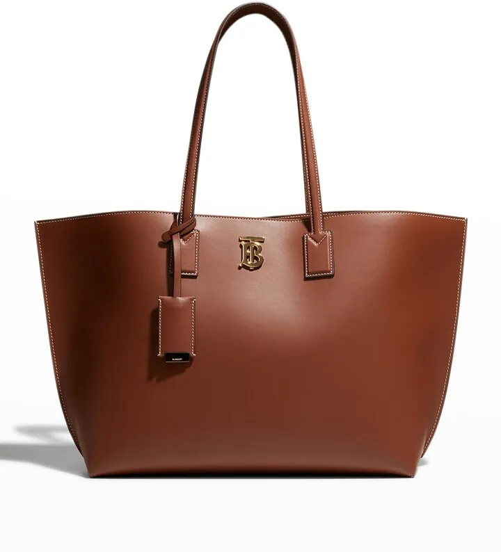 TB Smooth Leather Tote Bag