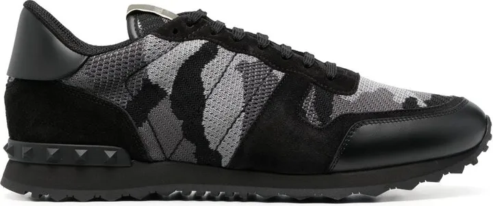 Camouflage Rockrunner low-top sneakers