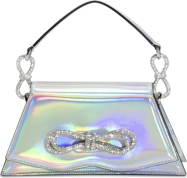 Samantha iridescent leather handbag