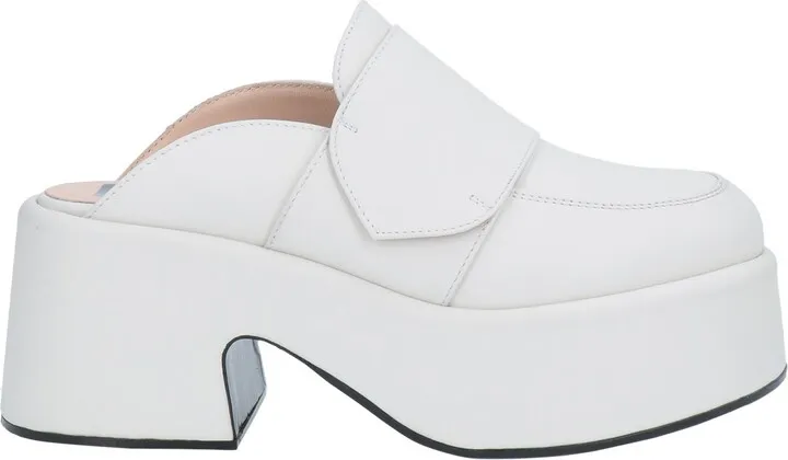 Mules & Clogs White